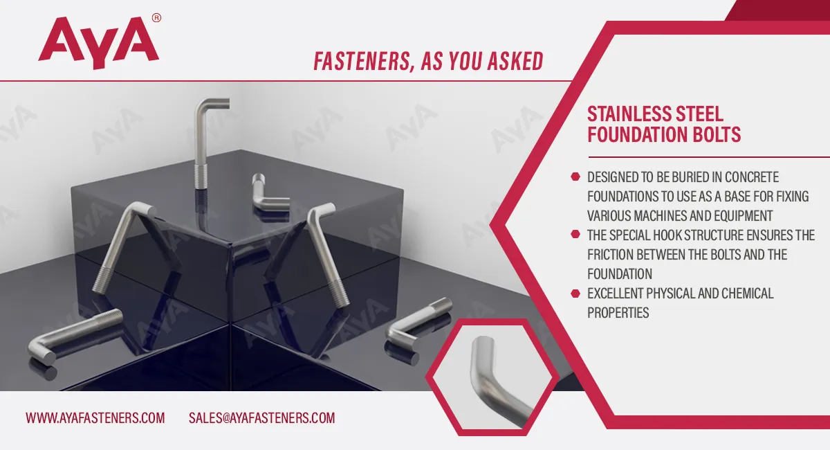 Stainless Steel Foundation Bolt advantage